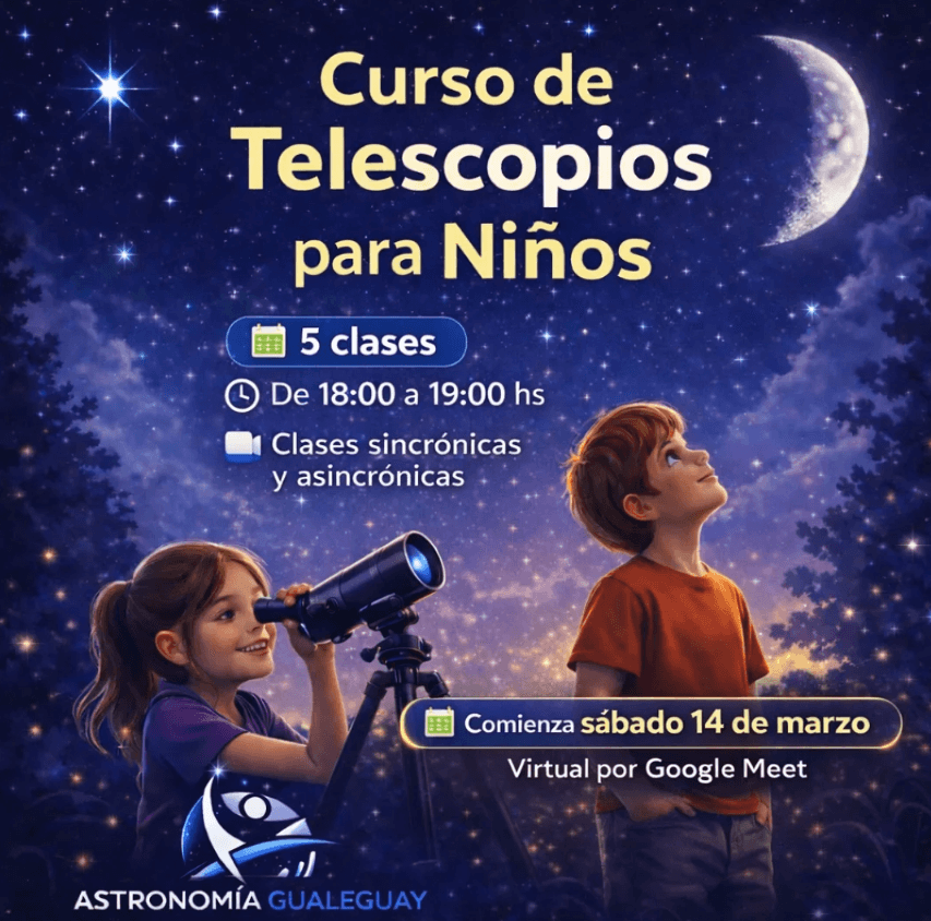 Curso de Telescopios para Niños 🔭